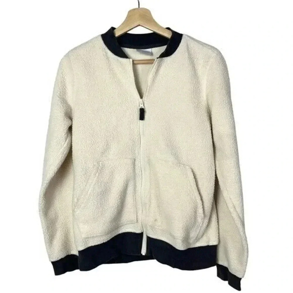 Columbia Feeling Frosty Ivory White Full Zip Sherpa Jacket S - Picture 1 of 4